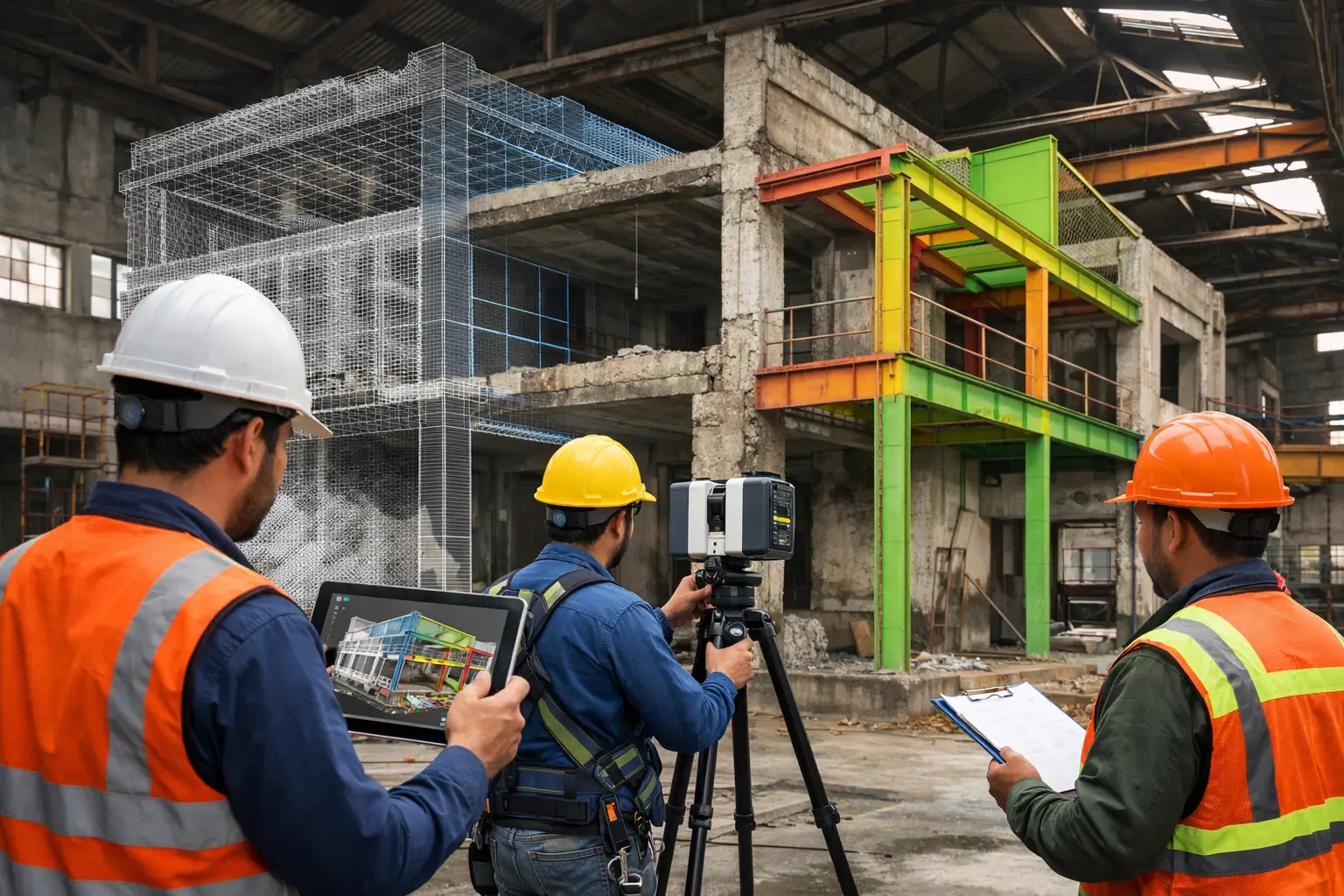 Levantamiento digital de estructuras para intervenir