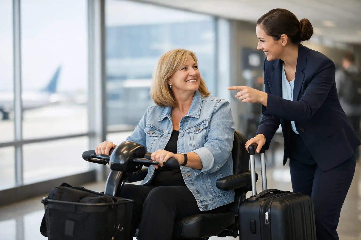 Airport Assistance for Scooter Users