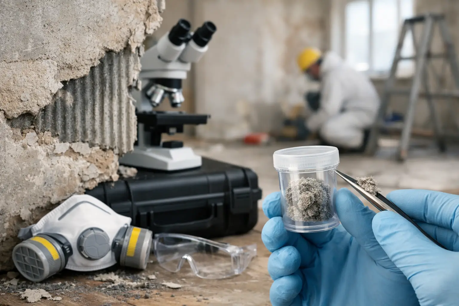 Asbest Probe vor Renovierung: Wann sie Pflicht ist