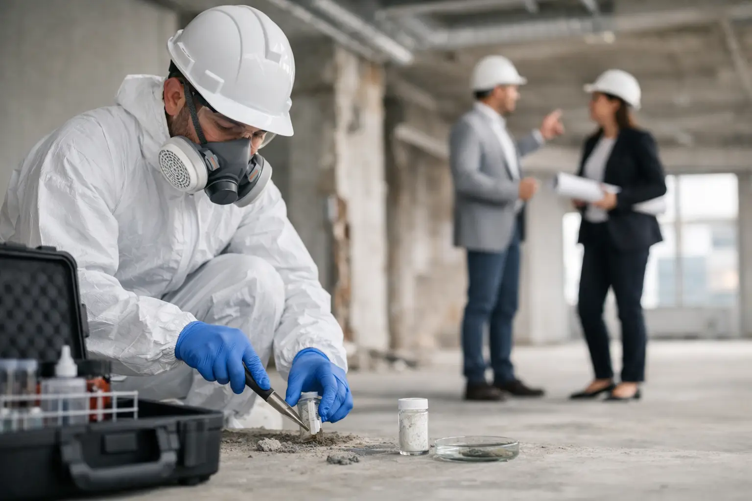 Fallstudie Schadstoffanalyse vor Mieterausbau