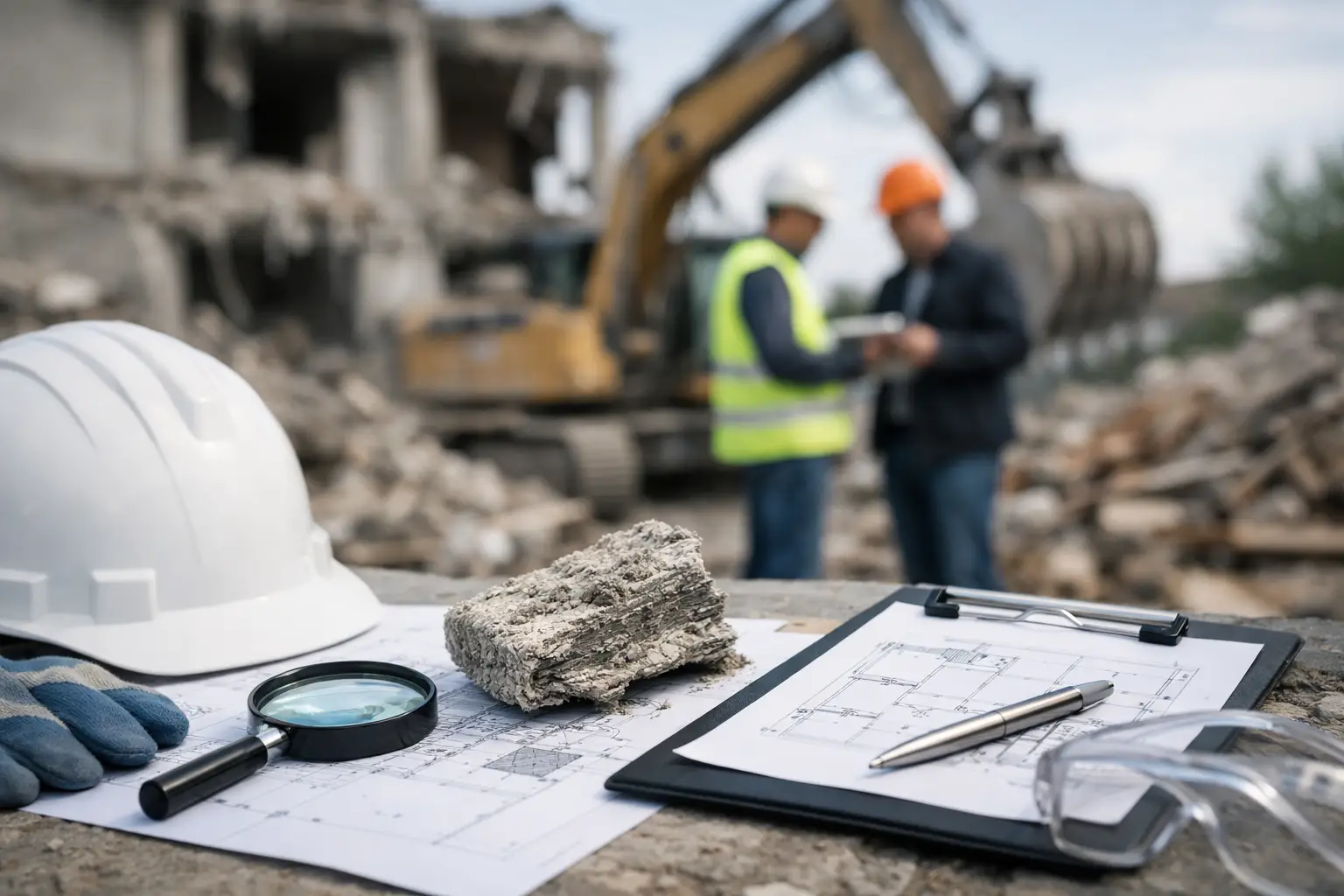 Asbest Untersuchung vor Abriss richtig planen