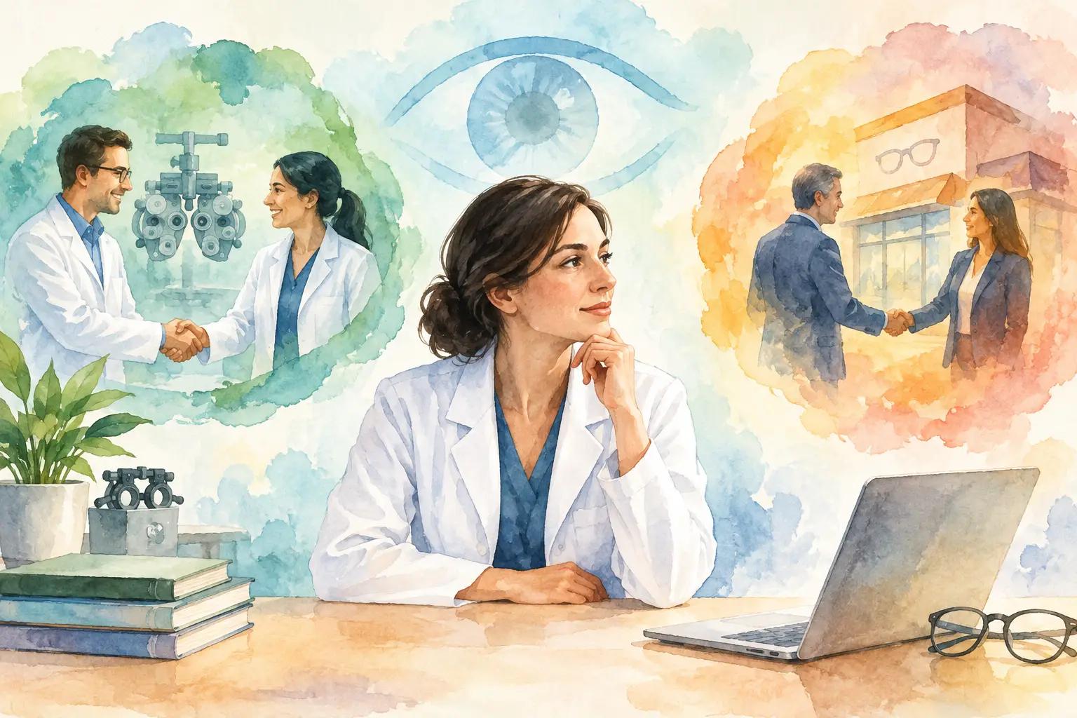 Associate Partnership Versus Sale for Optometrists