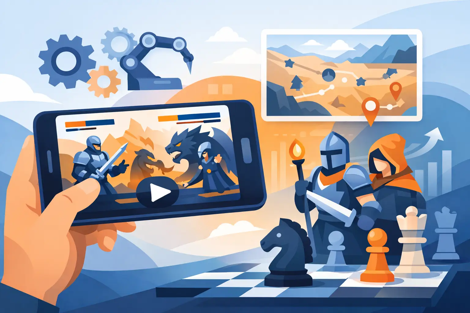 Mobile RPG With Automated Combat, Built for Strategy