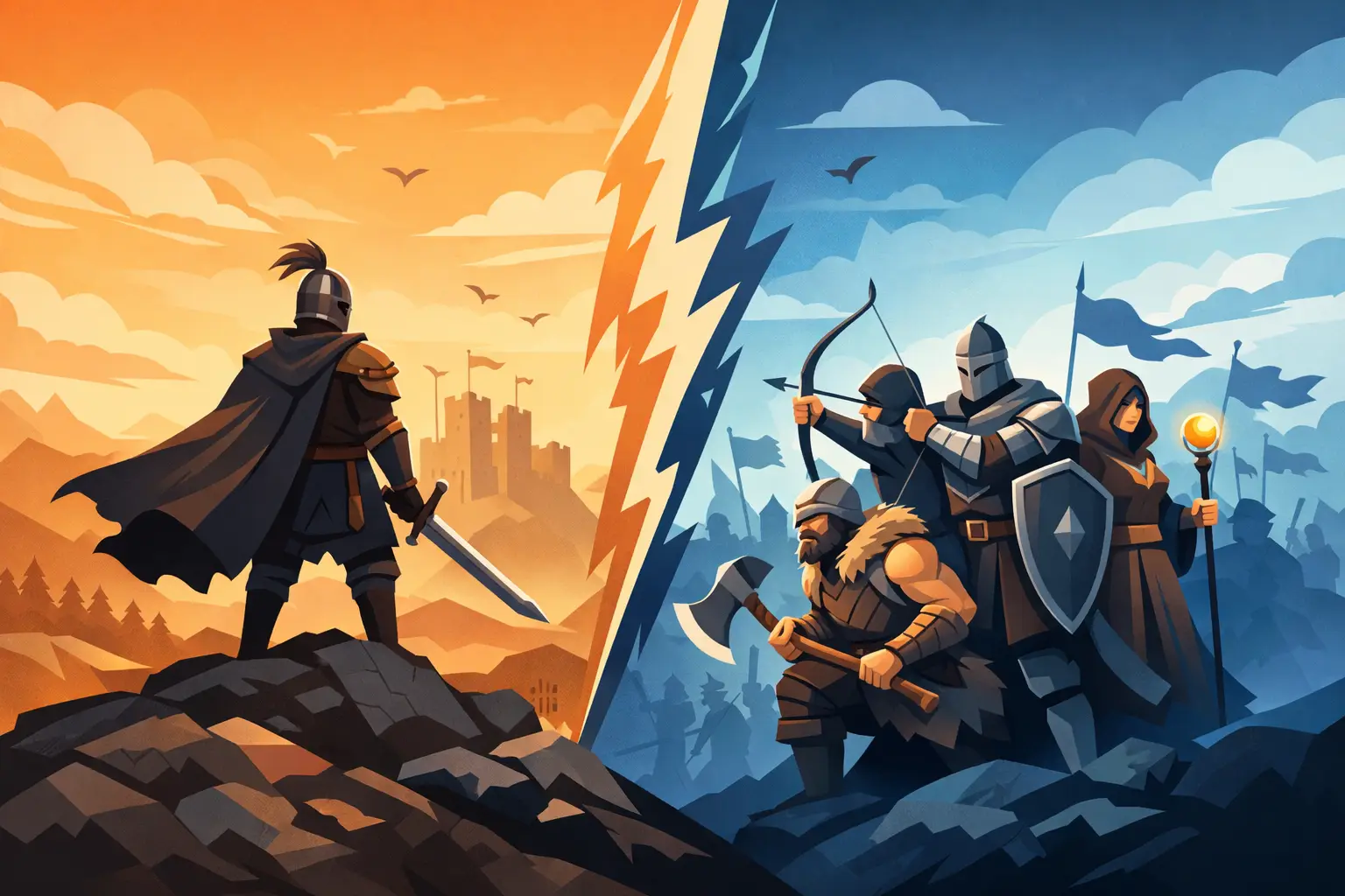 Solo Versus Team Modes for Every Warlord