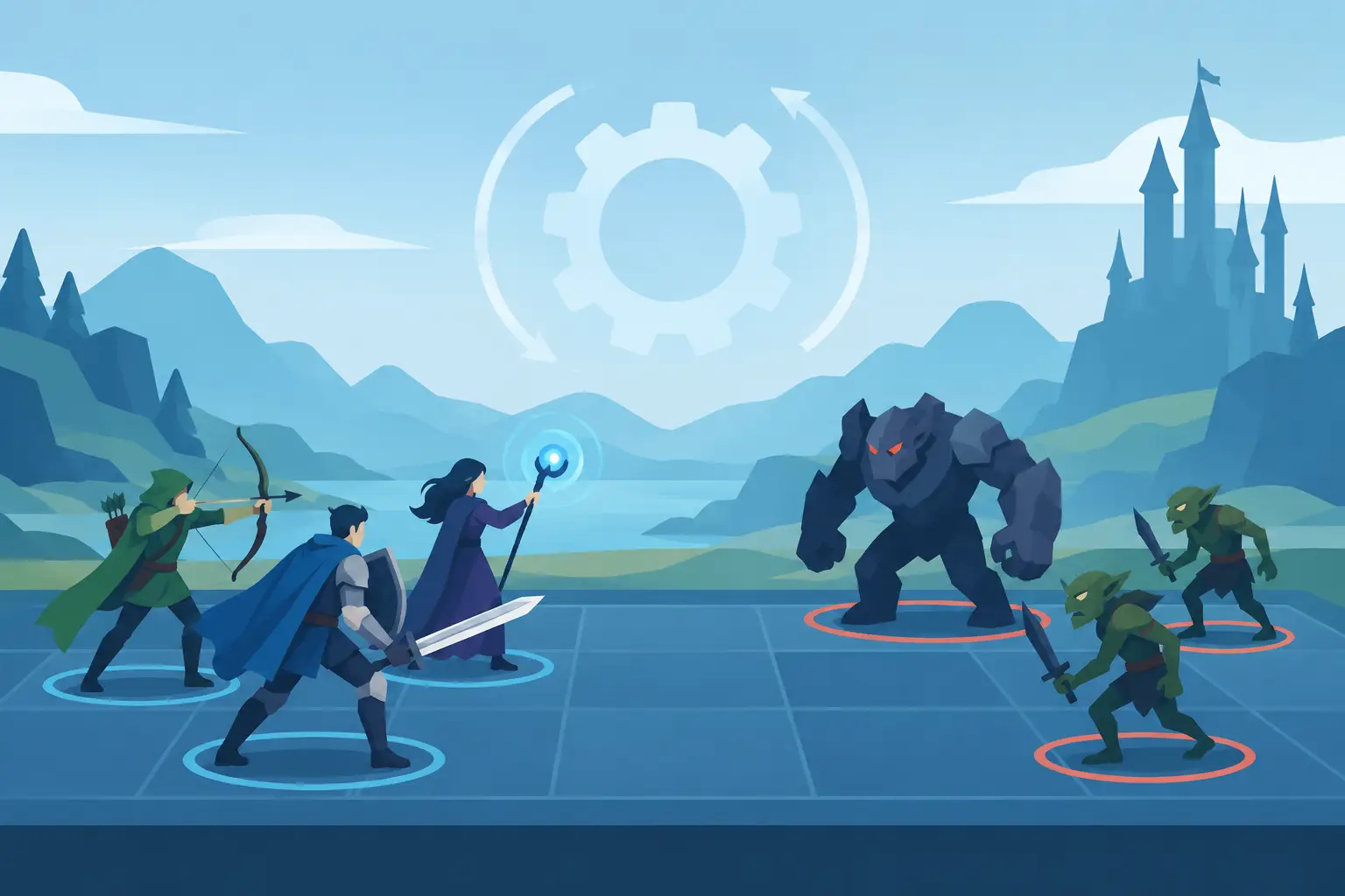 Automated Turn-Based RPG: Strategy Still Rules