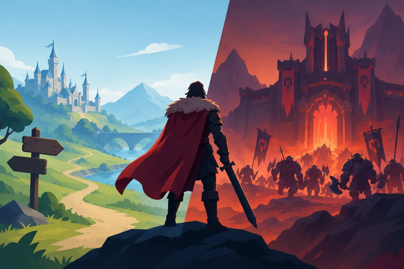 Story Quests Versus Raid Battles for Warlords