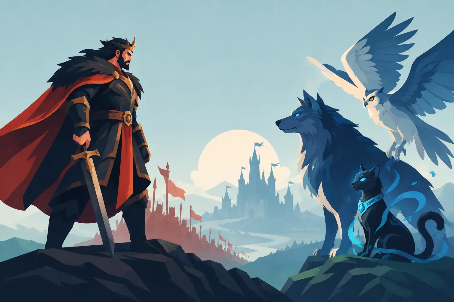 Warlords versus Familiars Roles in Battle