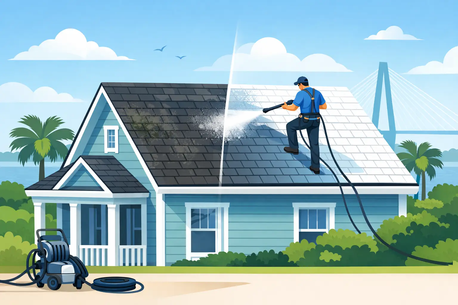 Roof Cleaning Charleston Homeowners Can Trust
