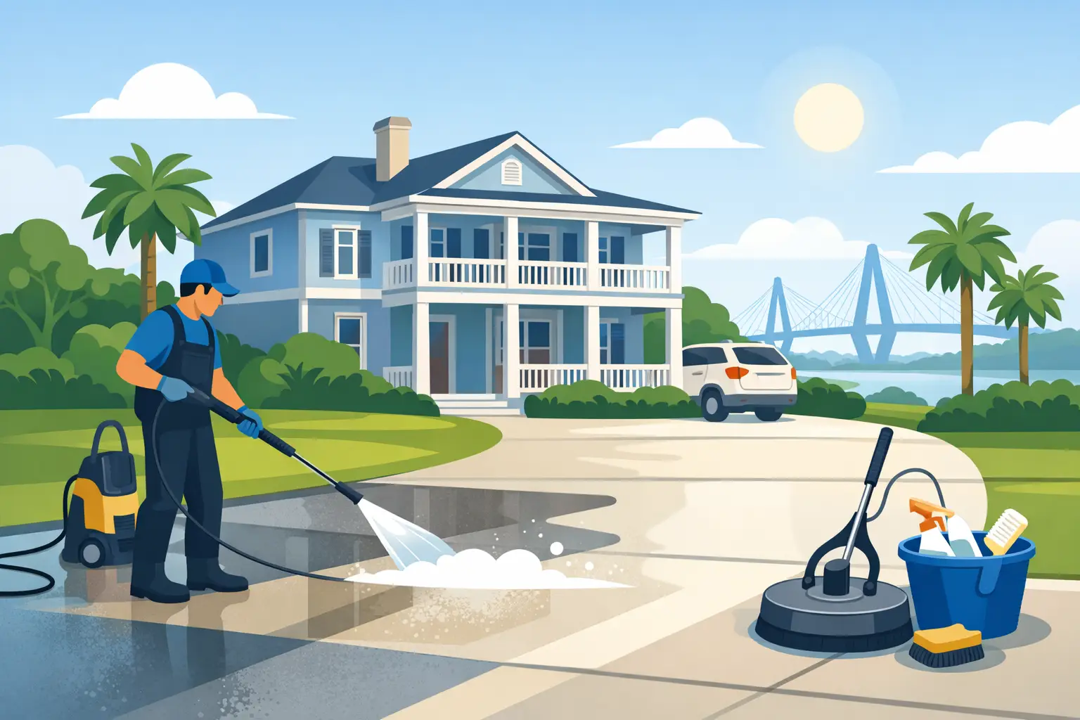 Driveway Cleaning Charleston Homeowners Need