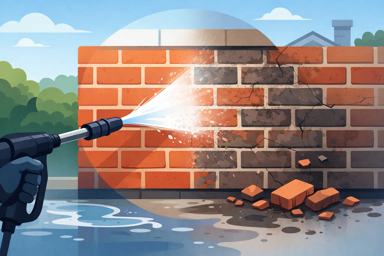 Can Pressure Washing Damage Brick? What to Know