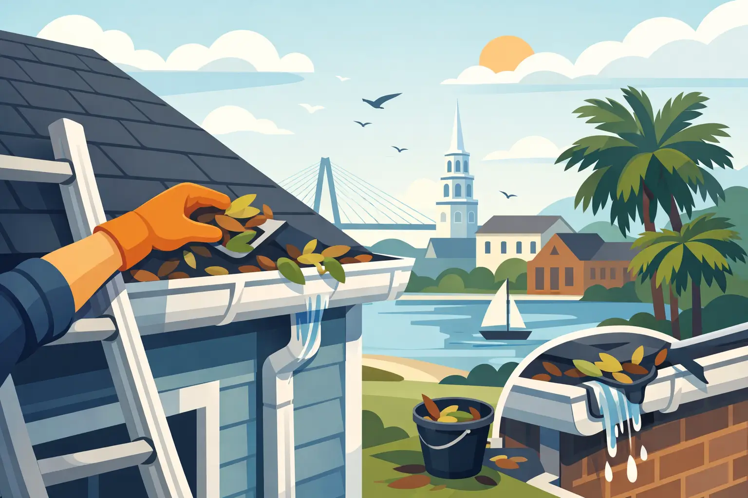 How Often Should Gutters Be Cleaned in Charleston?