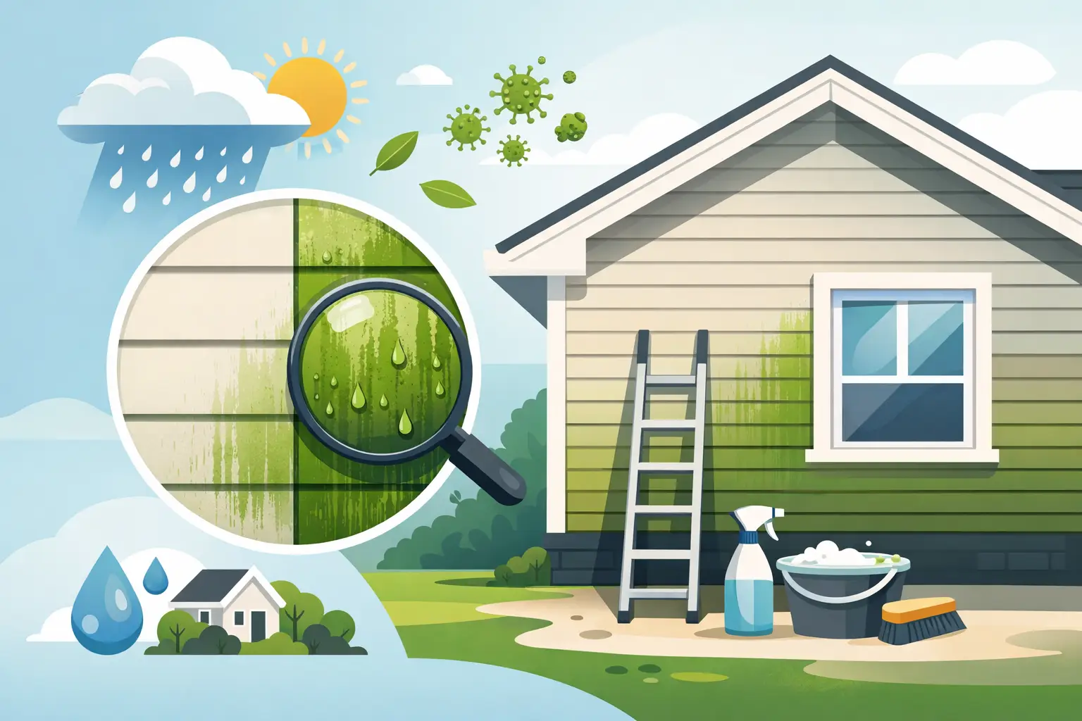 Why Does Siding Turn Green? Causes and Fixes