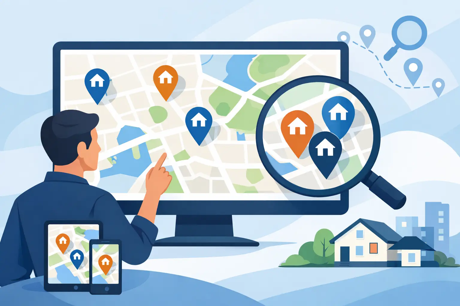 How to Use an MLS Property Search Map