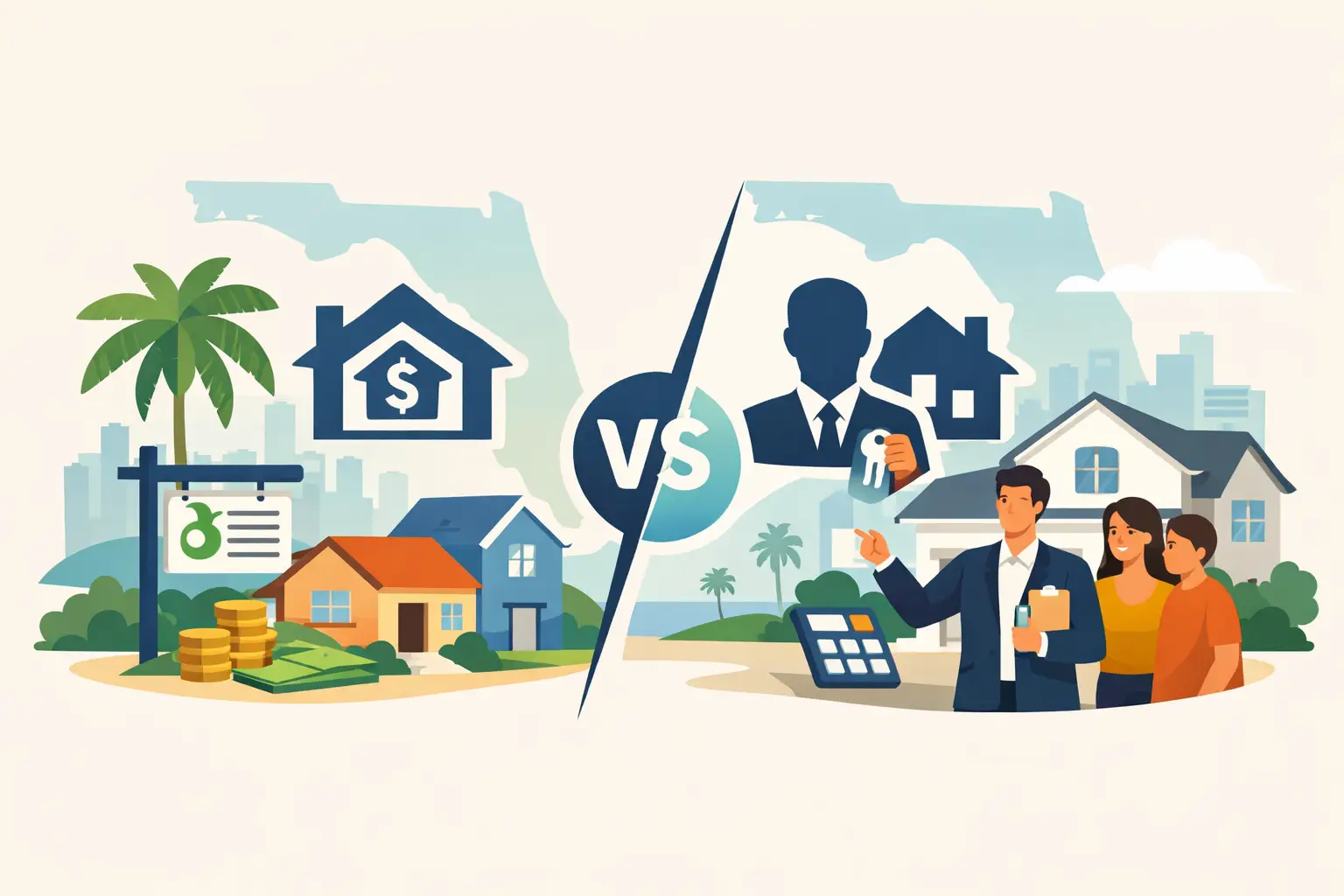 Flat Fee MLS Versus Realtor for Florida Sellers