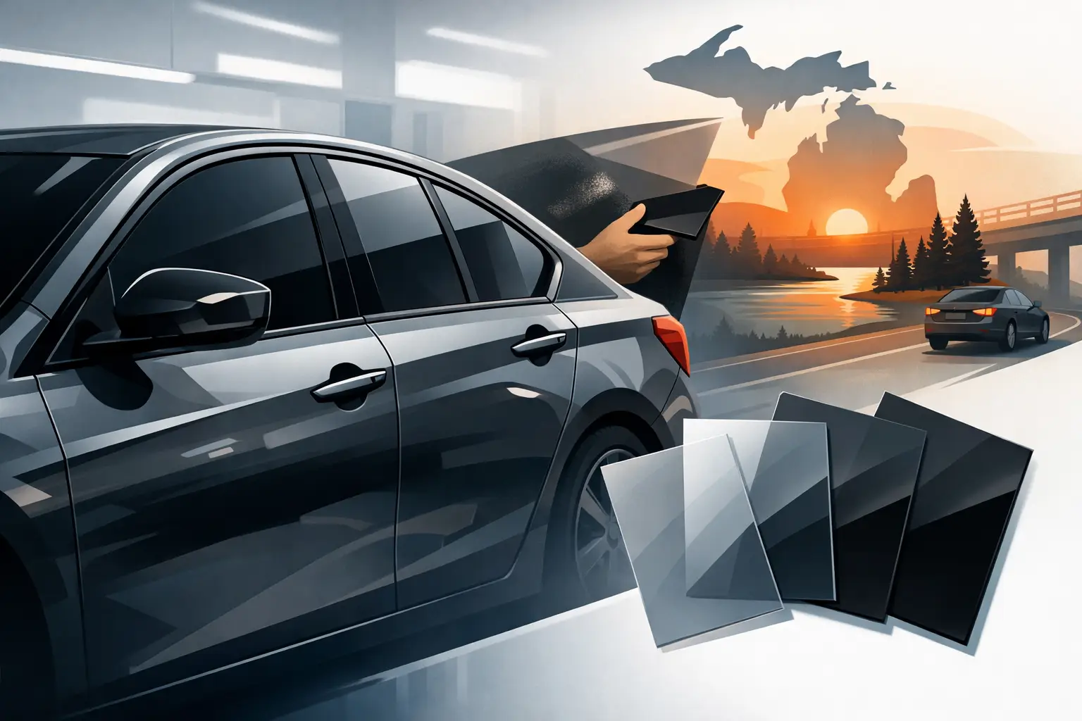Best Window Tint Shades for Michigan Drivers