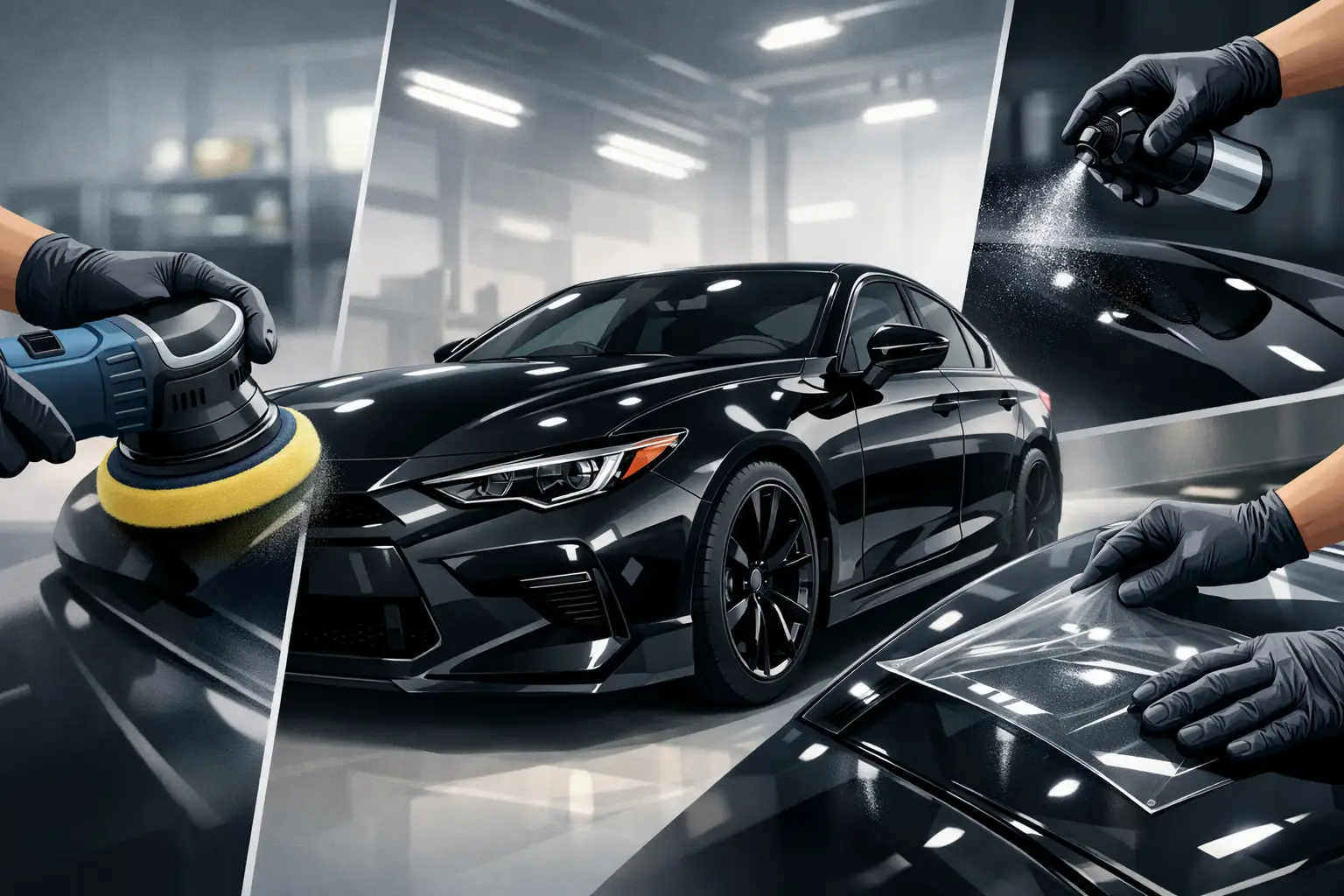 Paint Correction for Black Cars: What It Takes