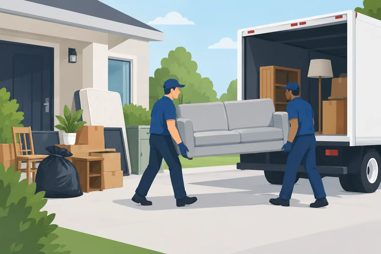 What a Move Out Junk Removal Service Handles