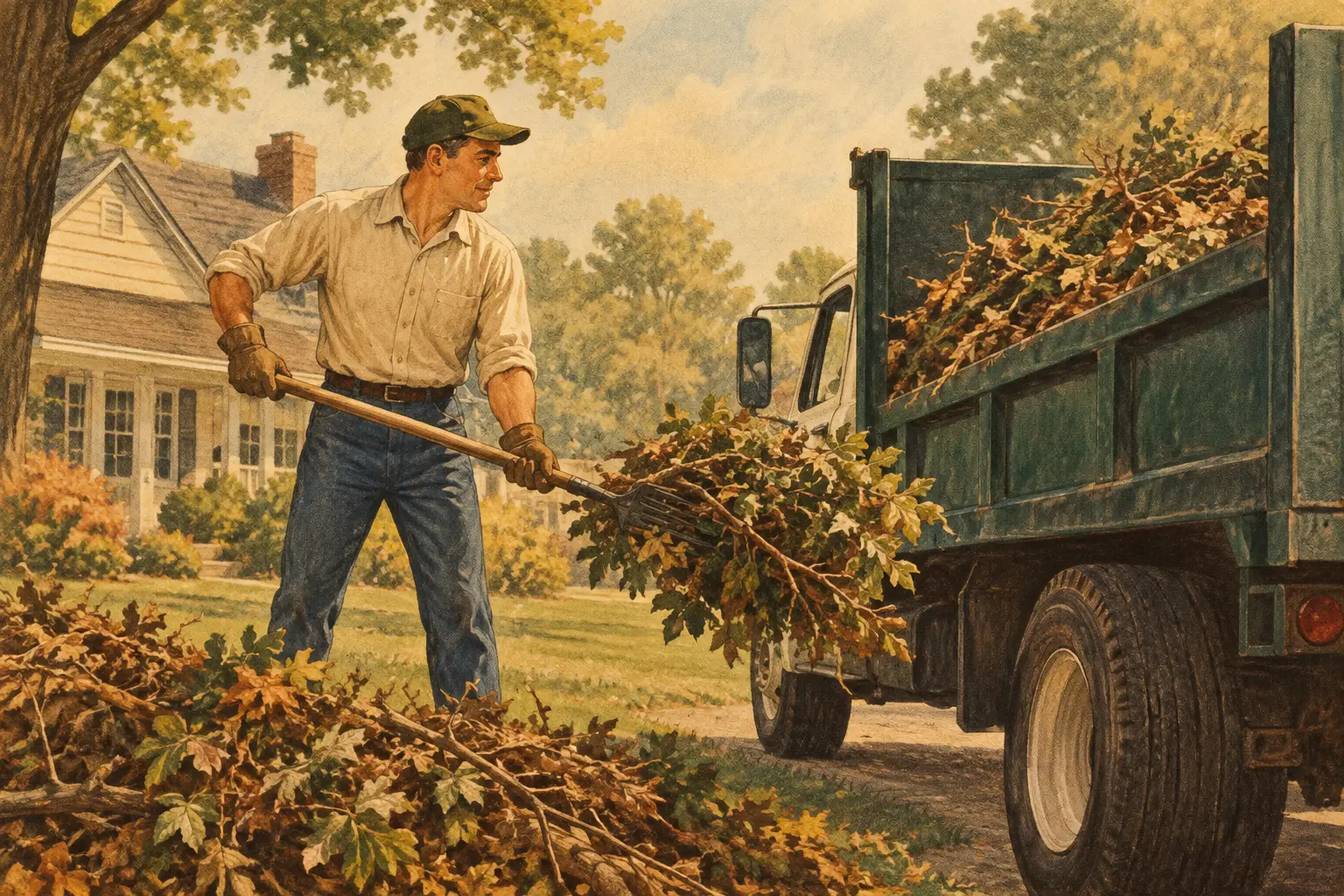 Yard Debris Pickup Service for Fast Property Cleanup