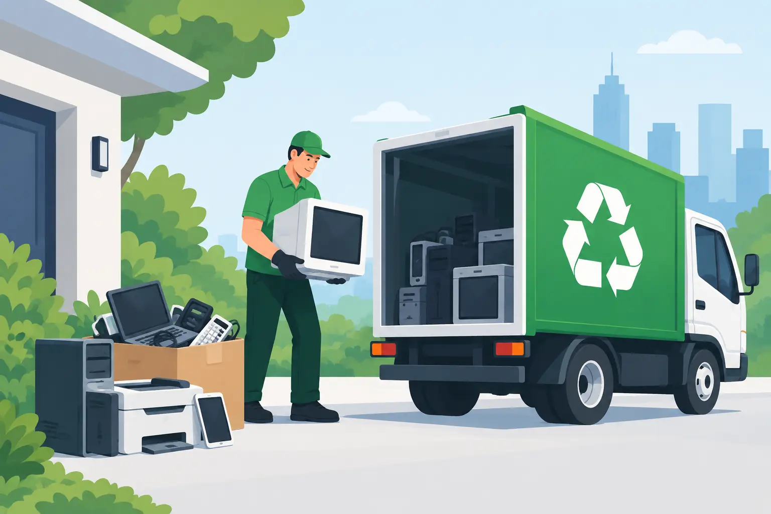 E Waste Pickup Service for Old Electronics