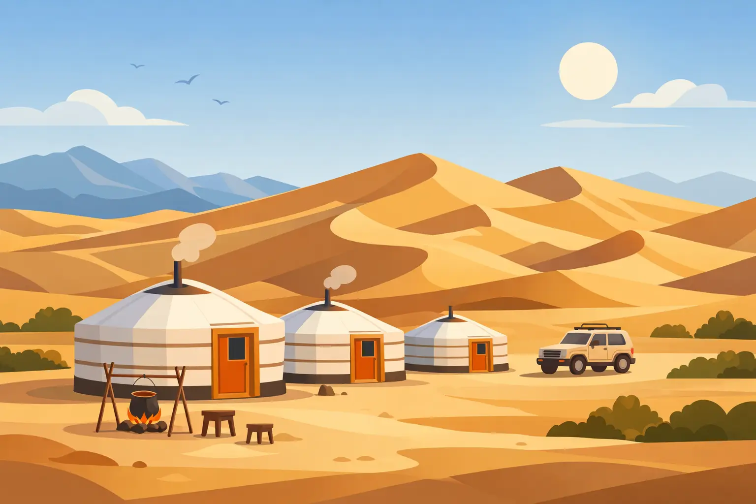 How to Choose a Gobi Sand Dunes Ger Camp