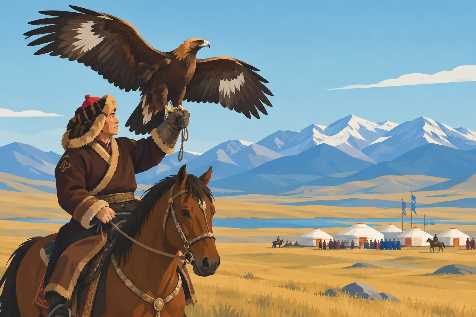 Where Are Sagsai Eagle Festivals Held in Mongolia?