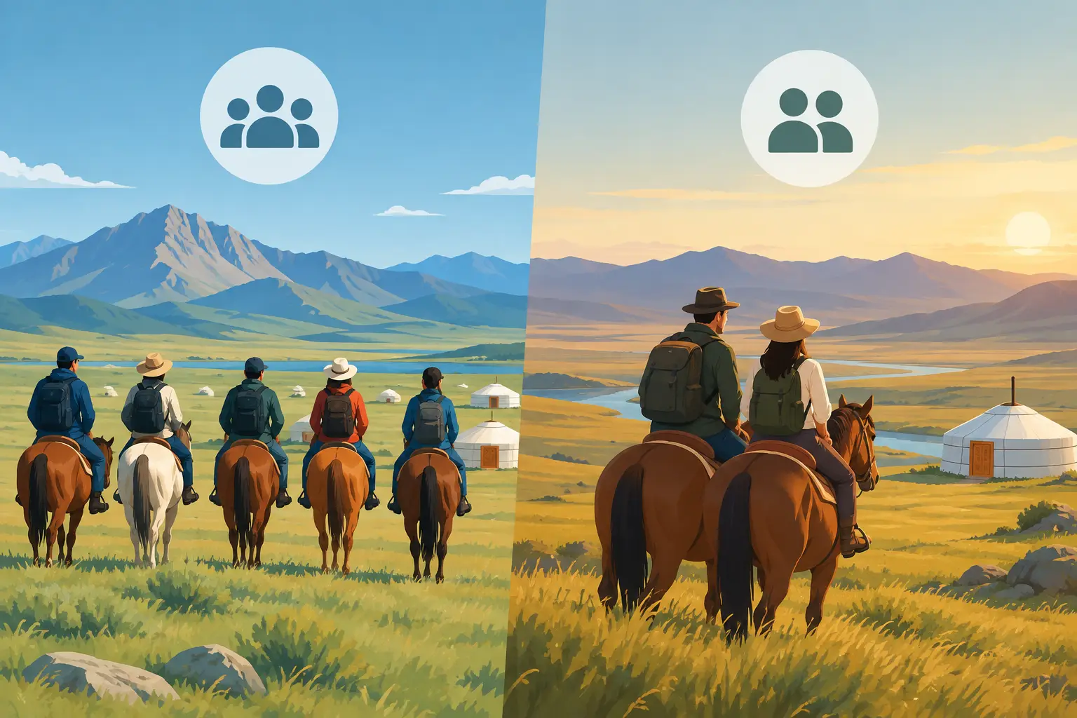 Small Group Versus Private Mongolia Tours