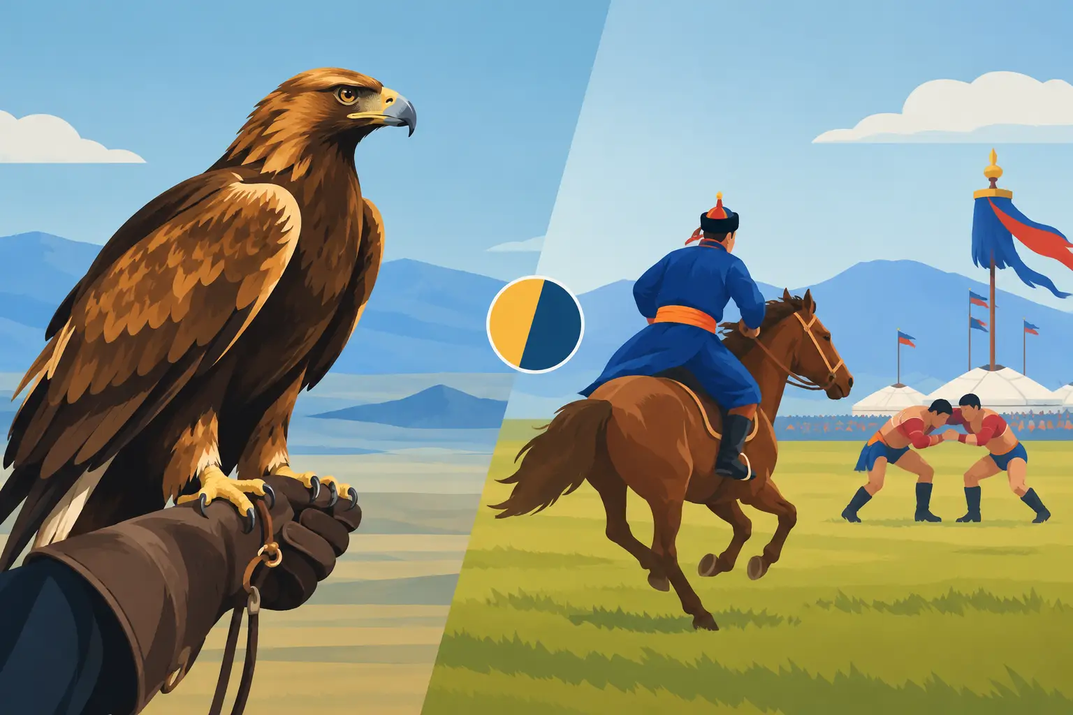 Golden Eagle Versus Naadam Experience Compared