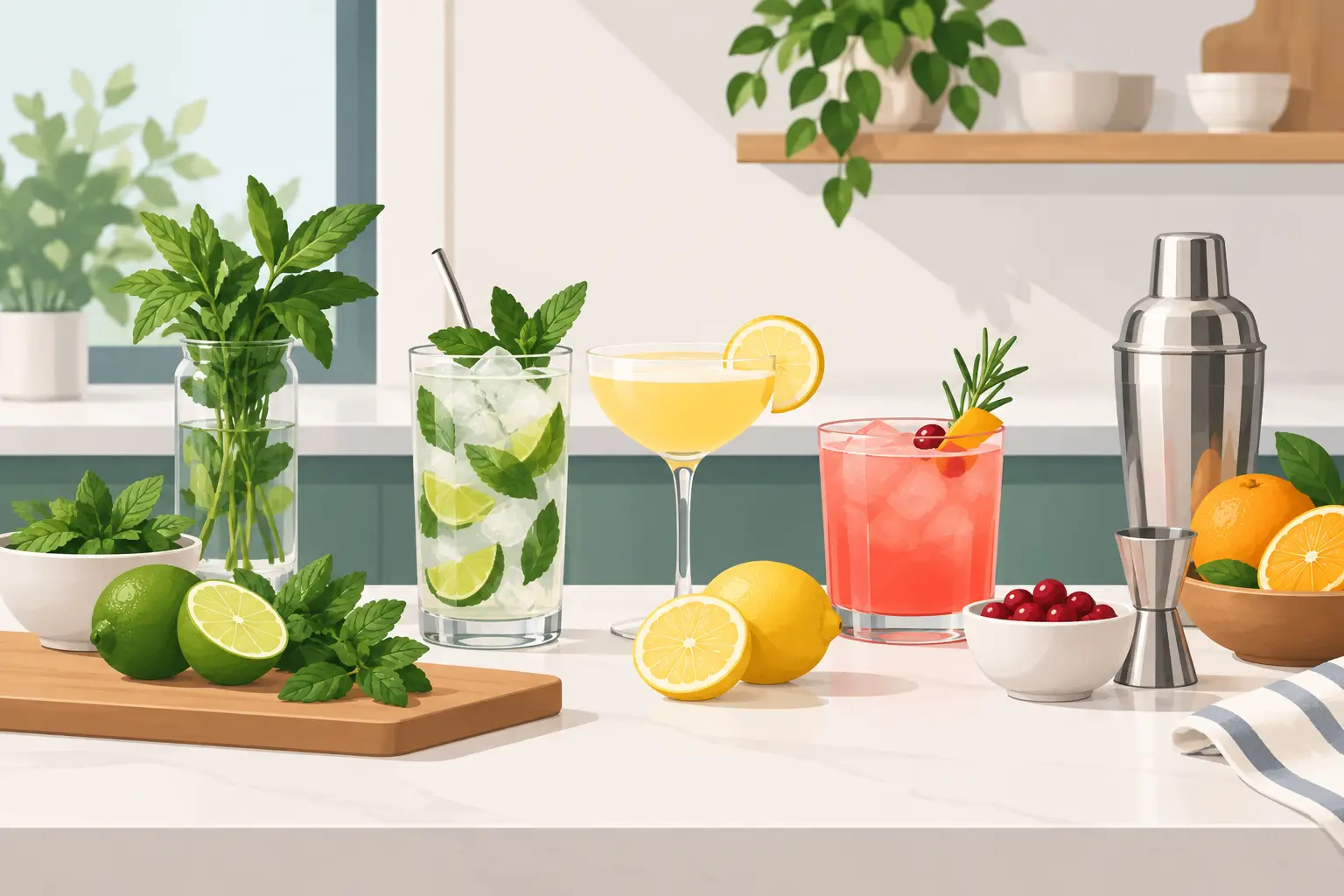 Cocktails With Fresh Ingredients That Work at Home