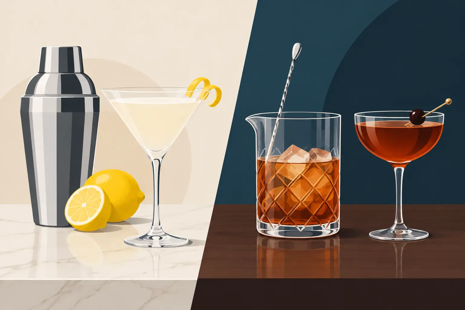 Shaken Versus Stirred Cocktails Explained