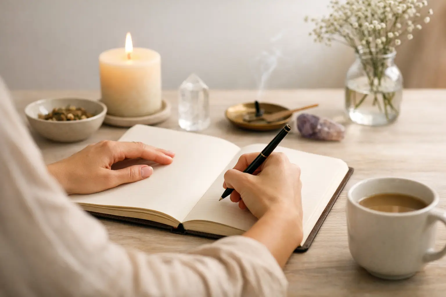How to Journal After Rituals with Gentle Care