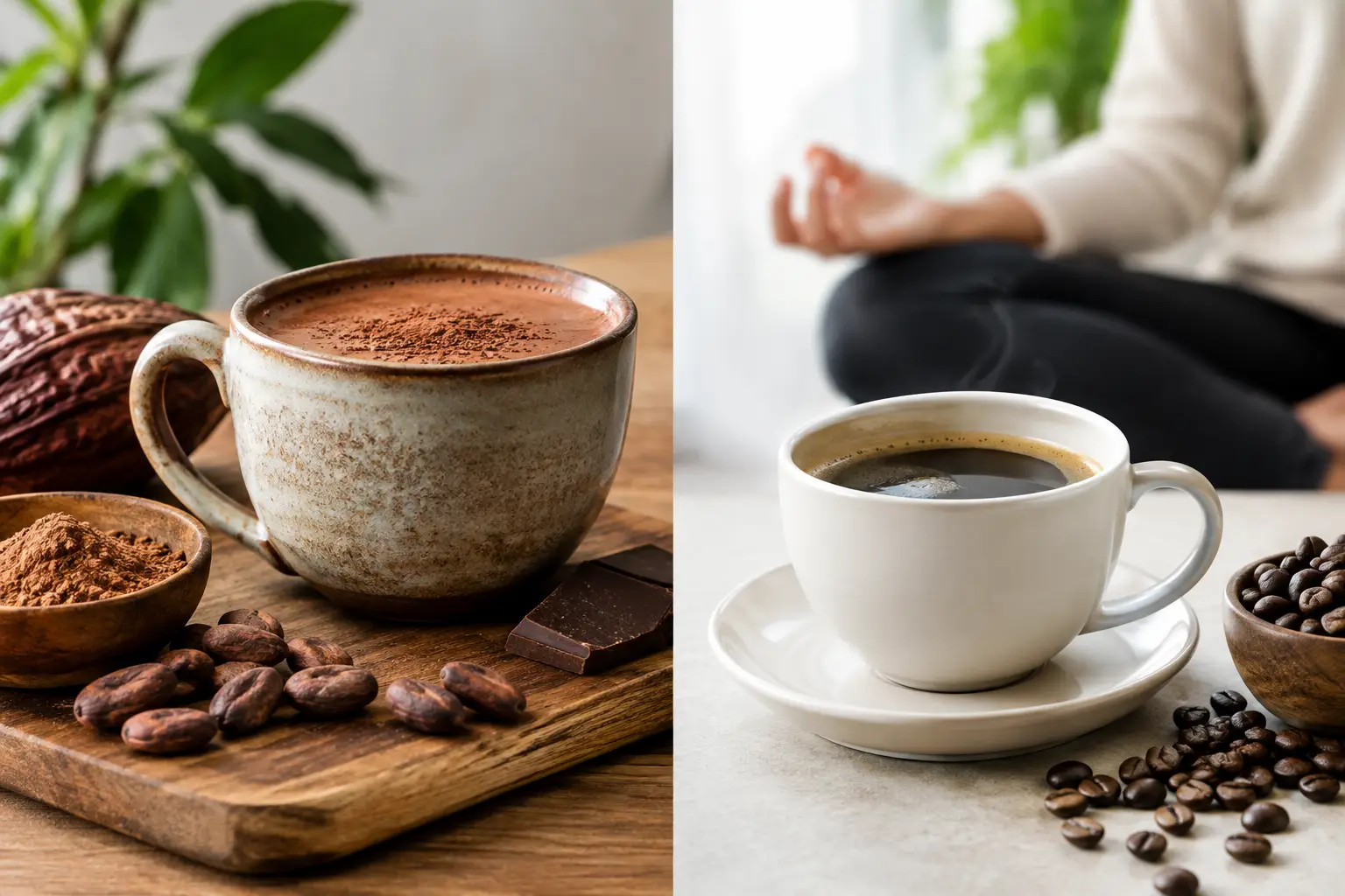 Cacao Versus Coffee Mindfulness: Which Ritual?