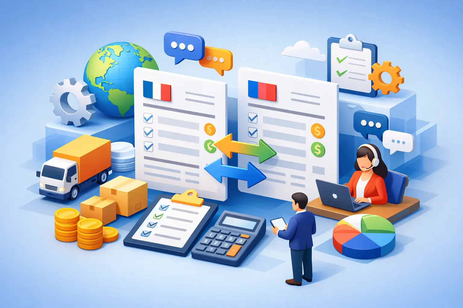 Bilingual printout Documents Software That Runs Operations