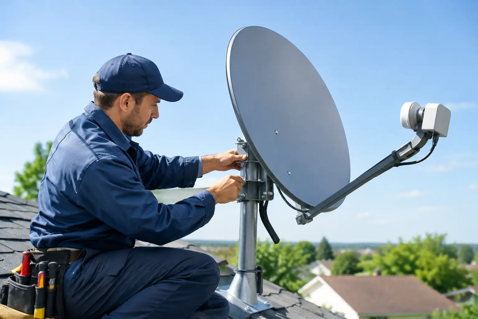 Sky Dish Installation Done Right the First Time