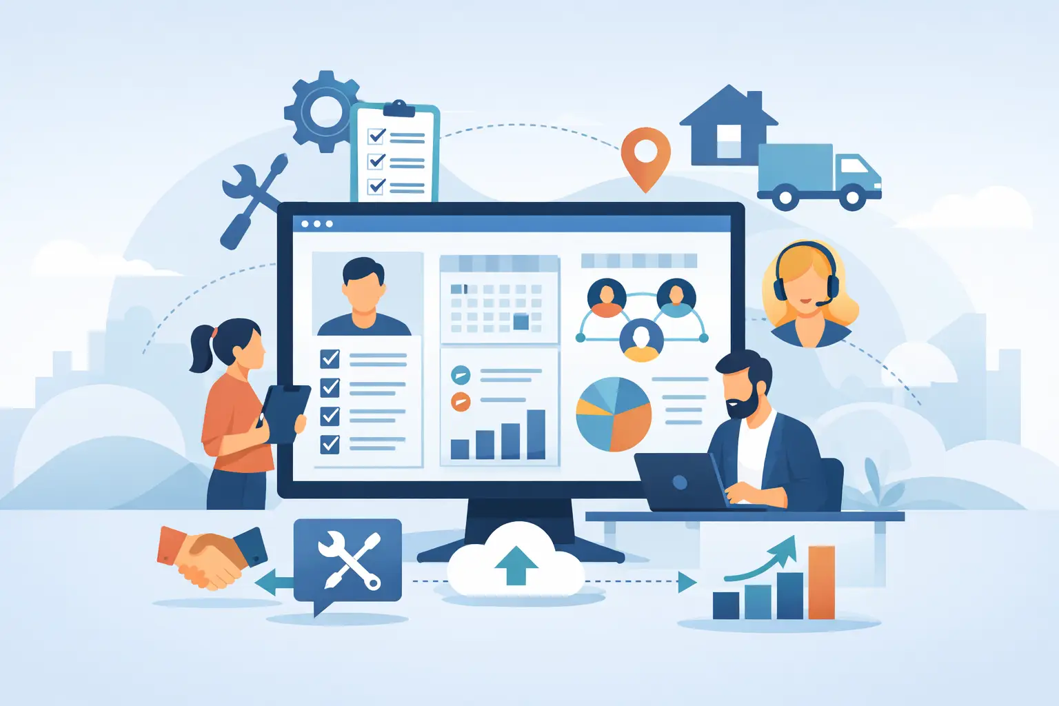 CRM per aziende di servizi: cosa deve fare