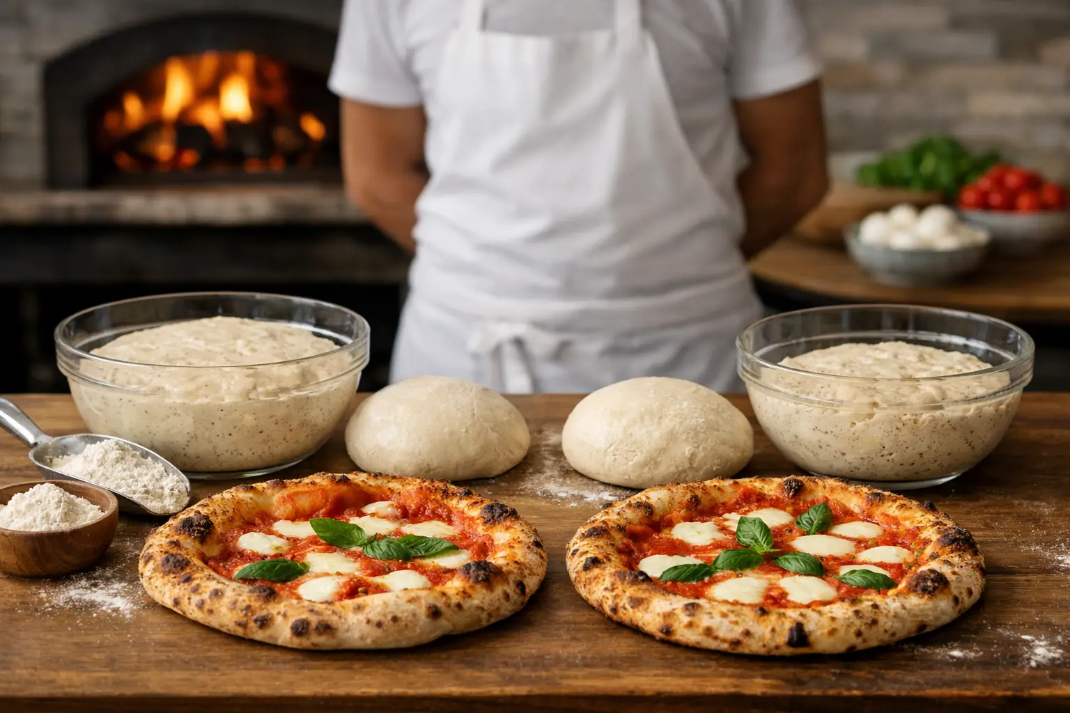 Biga vs Sourdough Pizza for Neapolitan Dough