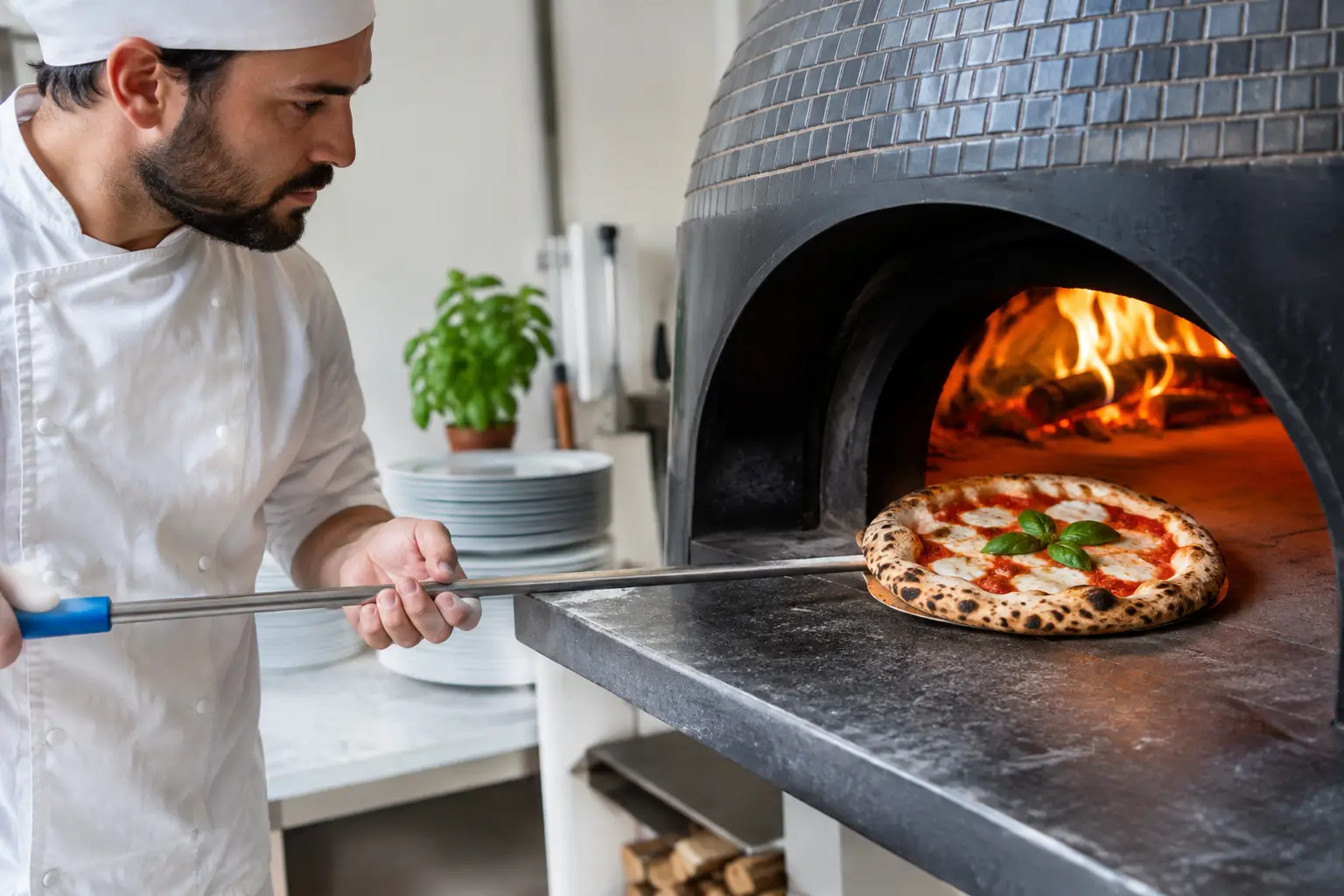 Pizza Rotation Timing for a Neapolitan Bake