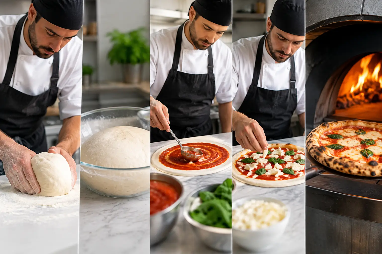 Pizza Skill Progression From Dough to Oven