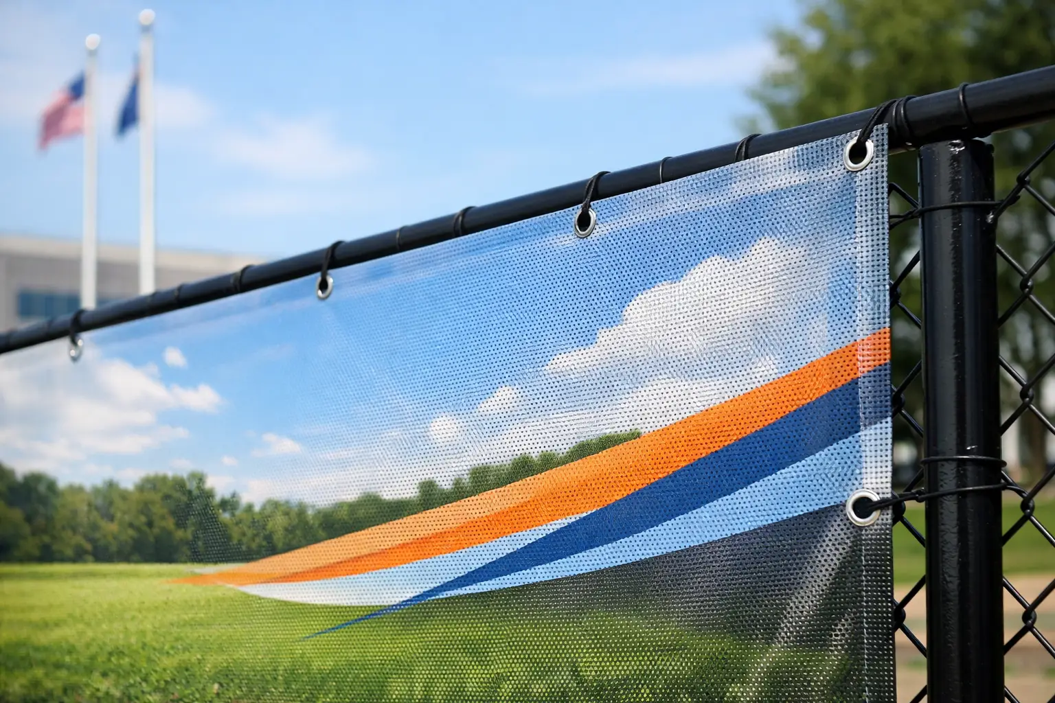 Outdoor Mesh Banner Printing That Holds Up