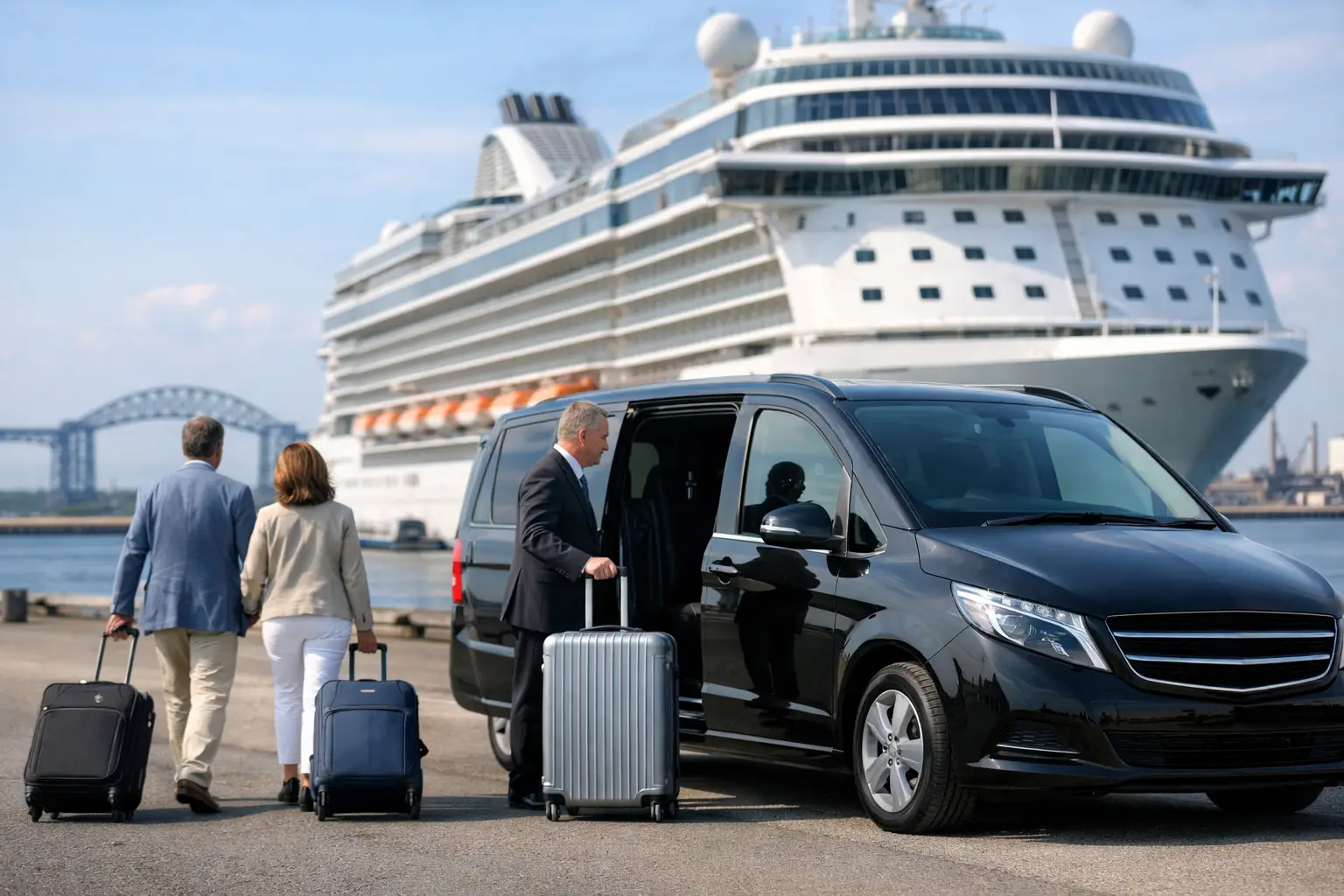 Cruise Port Transfer Teesside in Comfort