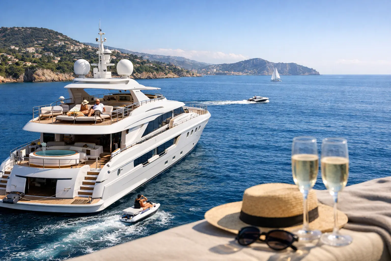 Charter yacht luxe Méditerranée - bien choisir