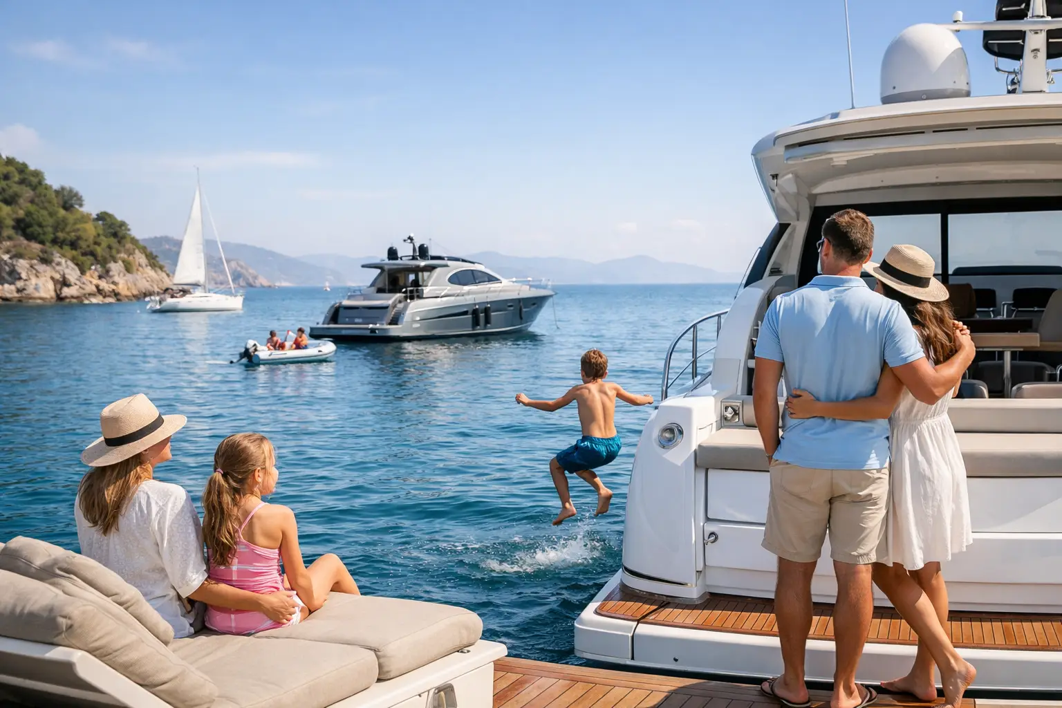 Quel yacht louer en famille ? Le bon choix