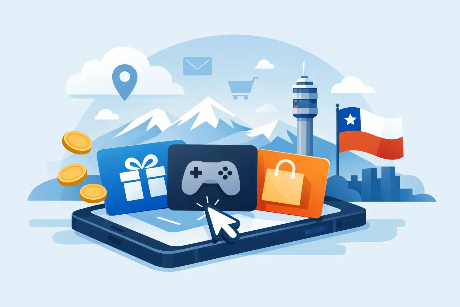 Dónde comprar gift cards digitales en Chile