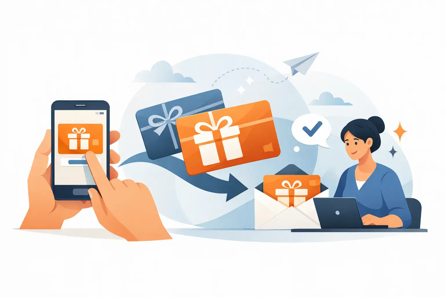 Cómo enviar gift card rápido y sin errores