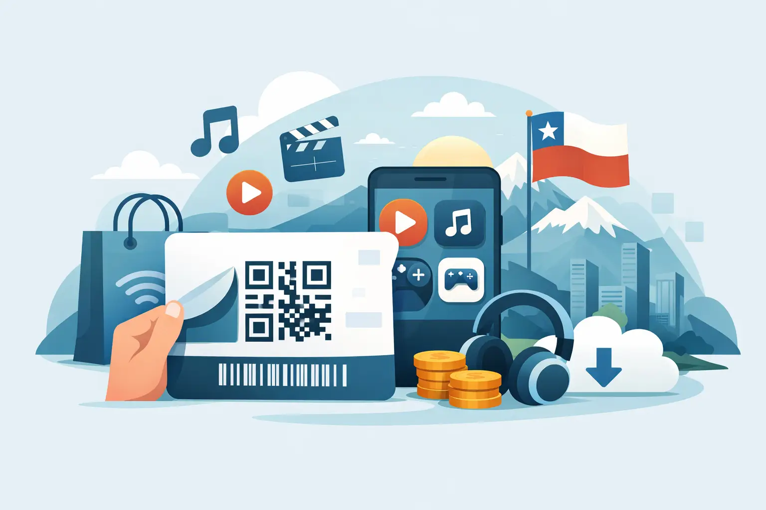 Códigos para suscripciones digitales en Chile