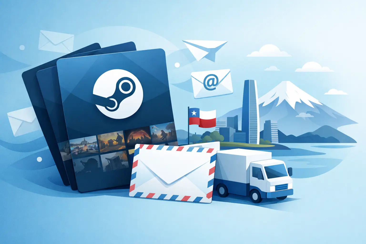 Tarjeta Steam por correo en Chile