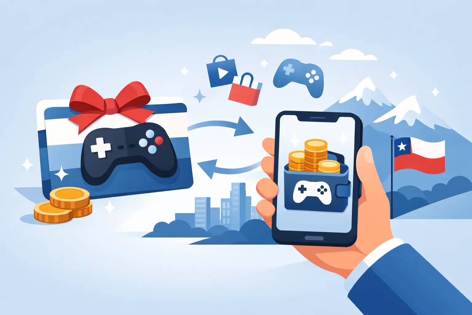 Cómo regalar saldo para juegos en Chile