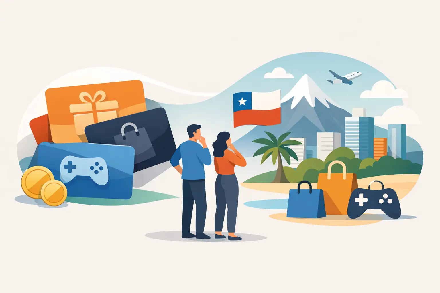 Qué gift card sirve en Chile y cuál conviene
