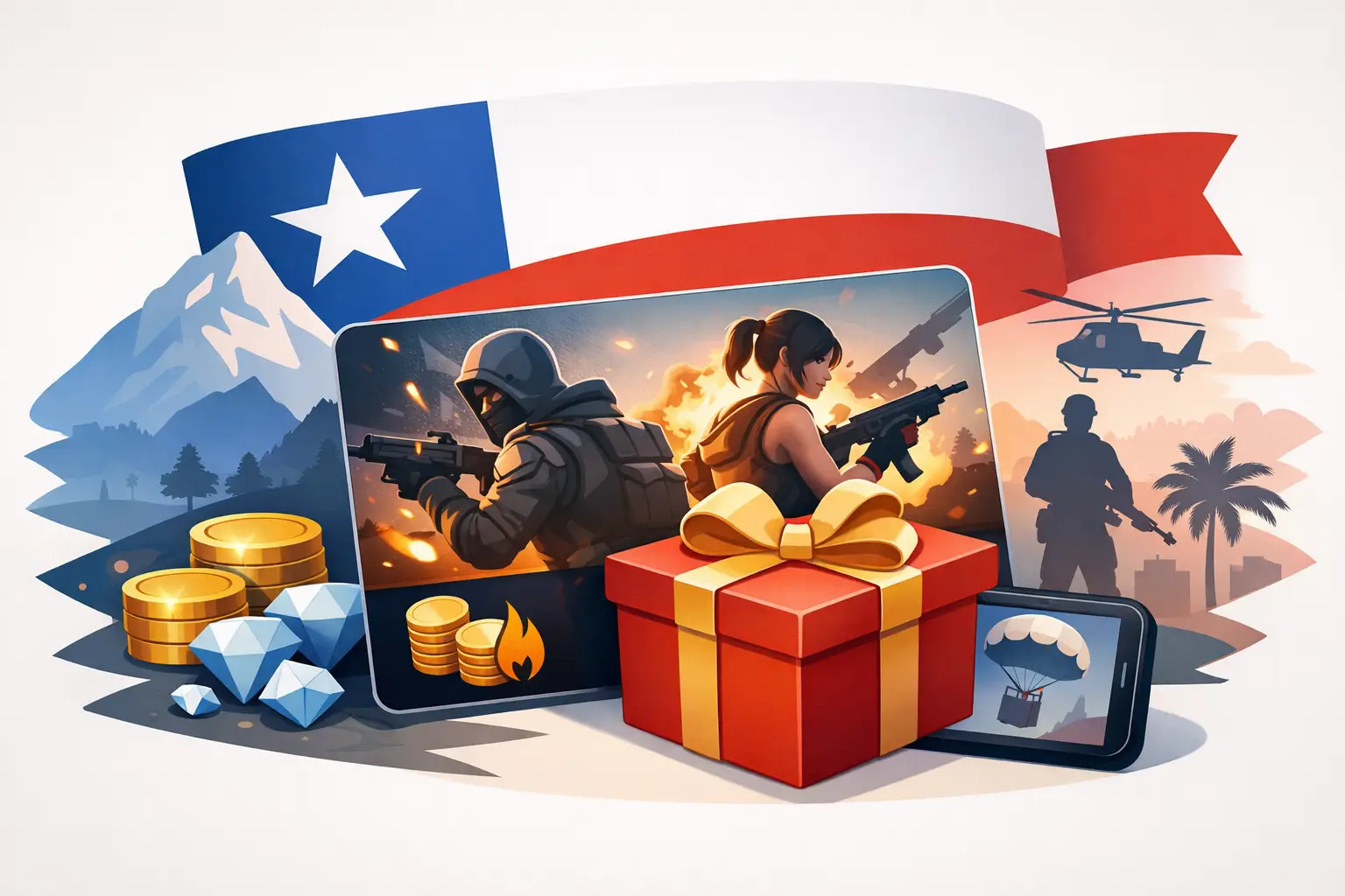 Tarjeta regalo para Free Fire en Chile