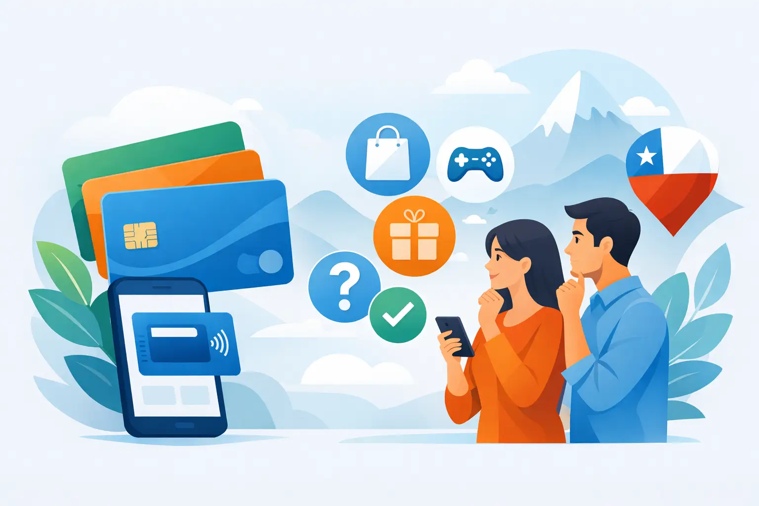 Tarjetas prepago digitales en Chile: cómo elegir