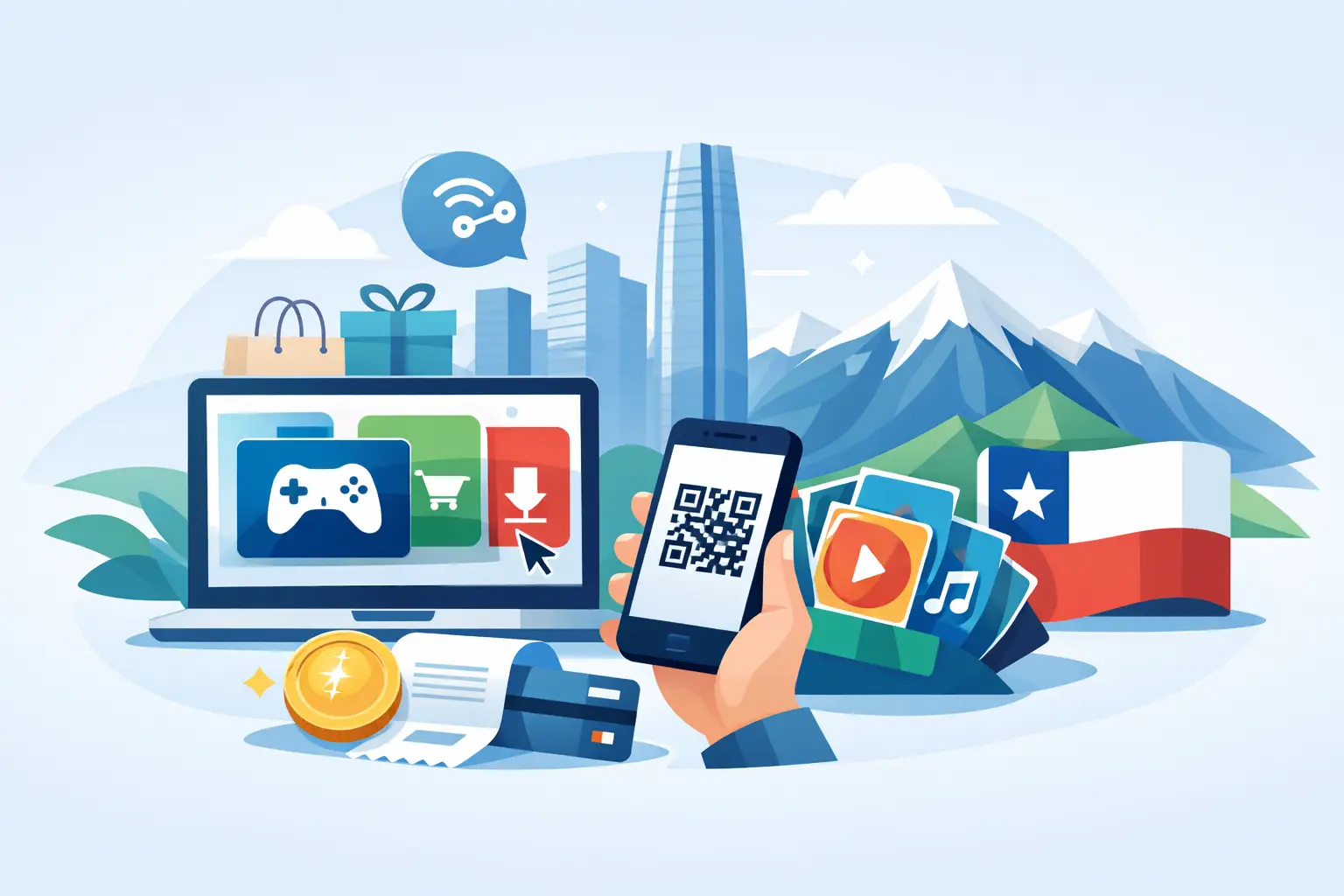 Guía para comprar códigos electrónicos en Chile
